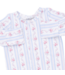 Angel Dear Anna Floral Stripe - Convertible Gown and Knot Headband Set