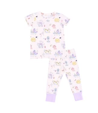 Angel Dear Spa Dogs - Short Sleeve Loungewear Set