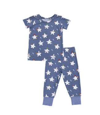 Angel Dear Sports All Stars Glow in the Dark - Short Sleeve Loungewear Set