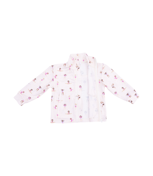 Angel Dear Tiny Tumblers Activewear - Mock Neck Active Jacket