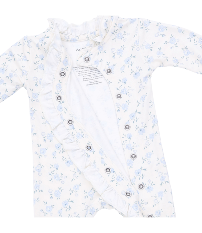 Rose Briar - Kimono Ruffle Snap Footie