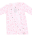 Ballet Shoes Ribbon Stripe - Kimono Ruffle Snap Footie