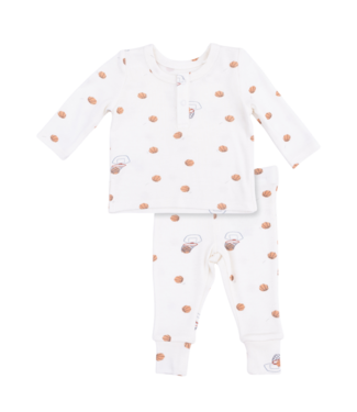Angel Dear Mini Basketballs - Long Sleeve Henley Play Set