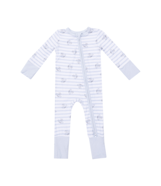Angel Dear Airplane Stripe - Convertible Romper