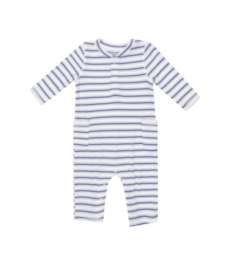 Angel Dear Vintage Stripe Blue - Uni Romper