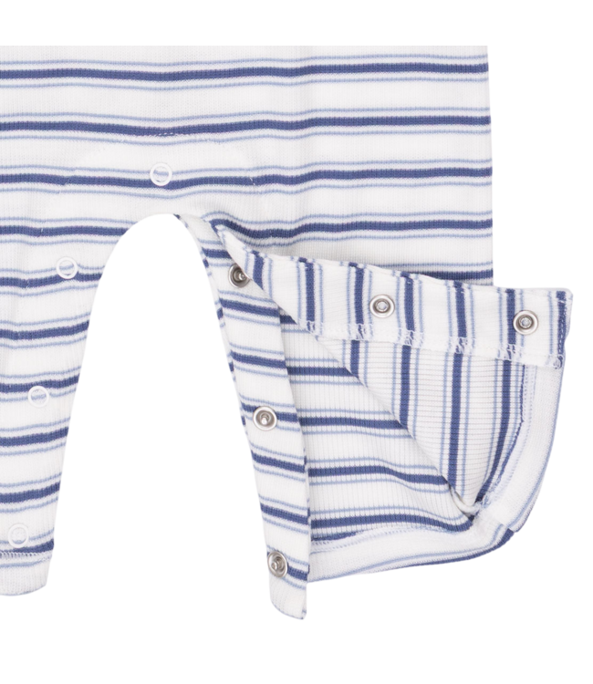 Angel Dear Vintage Stripe Blue - Uni Romper