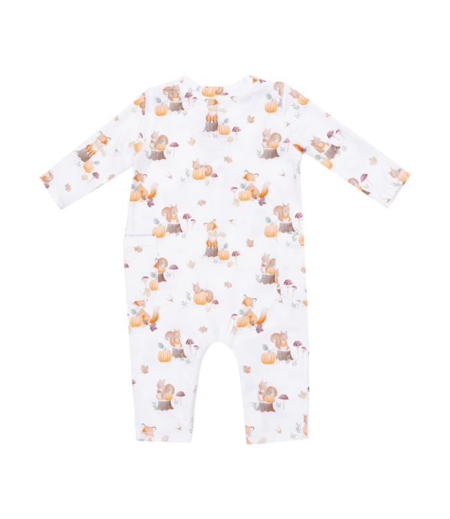 Angel Dear Woodland Animals with Pumpkins - Uni Romper