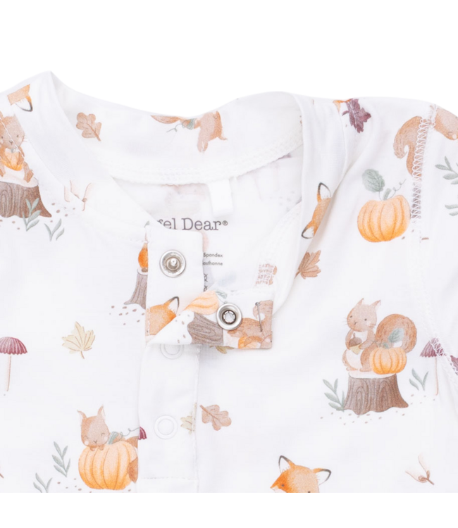 Angel Dear Woodland Animals with Pumpkins - Uni Romper