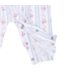 Anna Floral Stripe - Smocked Long Sleeve Romper