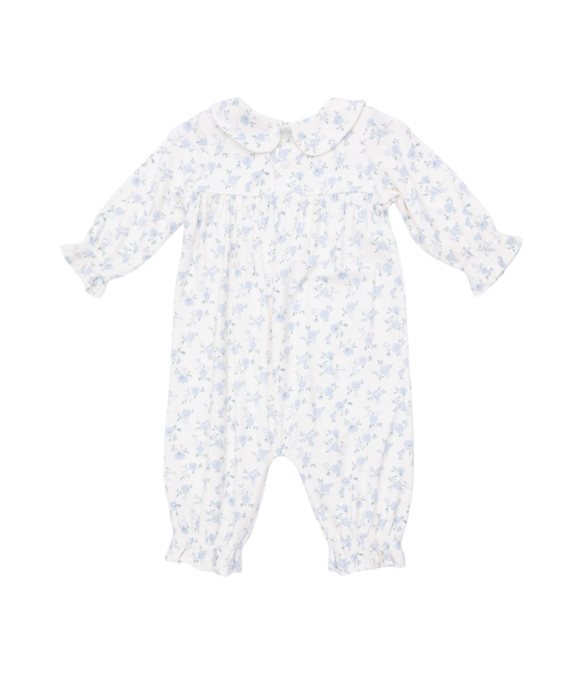 Angel Dear Rose Briar - Smocked Long Sleeve Romper