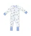 Angel Dear Ivory/Blue Golf Carts Convertible Romper
