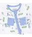 Angel Dear Ivory/Blue Golf Carts Convertible Romper