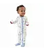 Angel Dear Ivory/Blue Golf Carts Convertible Romper