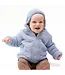 Angel Dear Chenille - Dusty Blue Hooded Jacket