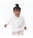 Angel Dear Golf - Drop Sleeve Sweatshirt White and Pink