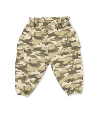Angel Dear Camo French Terry - Fashion Cargo Pants