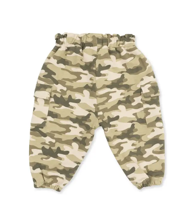 Camo French Terry - Fashion Cargo Pants
