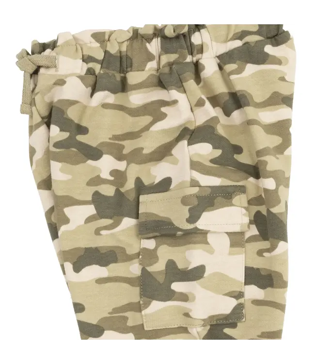 Camo French Terry - Fashion Cargo Pants