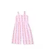 Angel Dear Ivory/Pink Football Bow Stripe Wide Leg Jumpsuit
