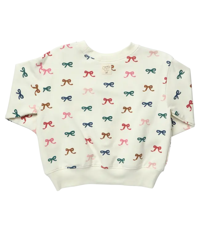 Tiny Bows Play Sweatshirt