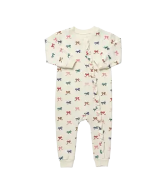 coop Tiny Bows Zip Ruffle Romper