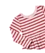 Pink Burgundy Stripe Long Sleeve Sunny Dress