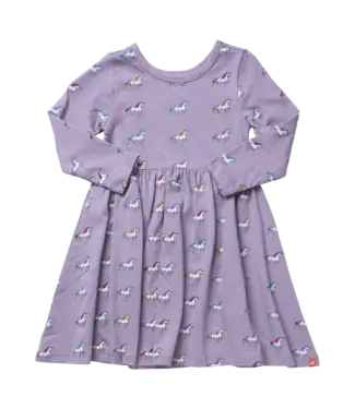 coop Rainbow Unicorns Long Sleeve Sunny Dress