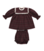 Early Sunday Plum Lottie Baby Dress with Bloomer