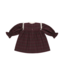 Plum Lottie Baby Dress with Bloomer