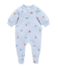Blue Dragon Embroidered Fleece Growsuit