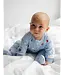 Blue Dragon Embroidered Fleece Growsuit