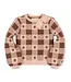 Hope & Henry Cinnamon Heather Intarsia Organic Bow Sweater