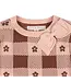 Cinnamon Heather Intarsia Organic Bow Sweater