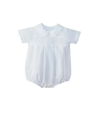 Baby Sen White Jackson Boy Bubble - Cross