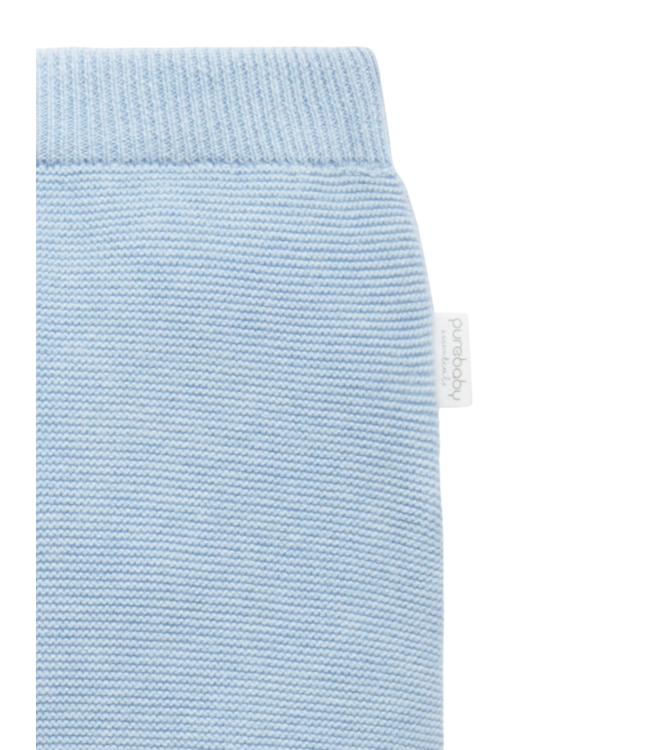 Blue Textured Legging