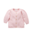 Pink Textured Cardigan
