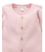 Pink Textured Cardigan