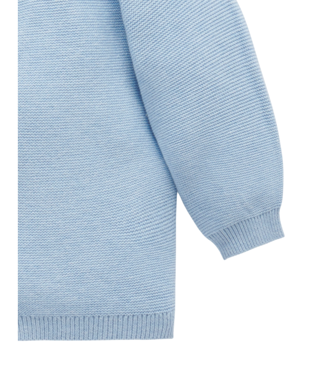 Blue Textured Cardigan