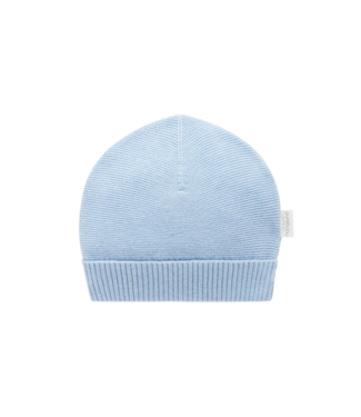 purebaby Blue Textured Beanie