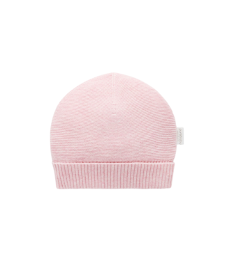 purebaby Pink Textured Beanie