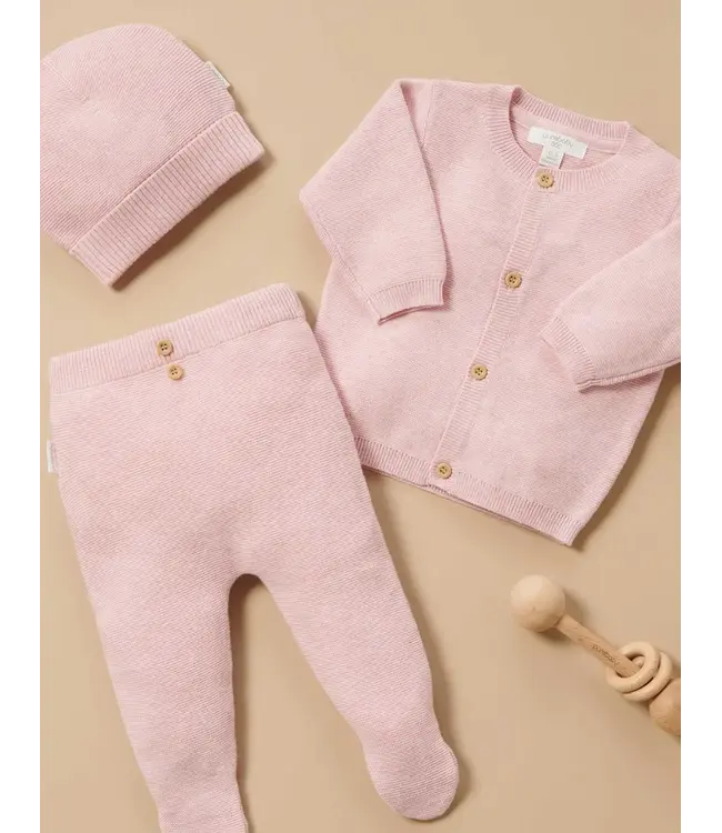 Pink Textured Legging