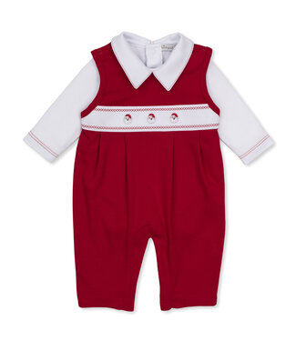 Kissy Kissy Classic Treasures Holiday F26 Overall Set