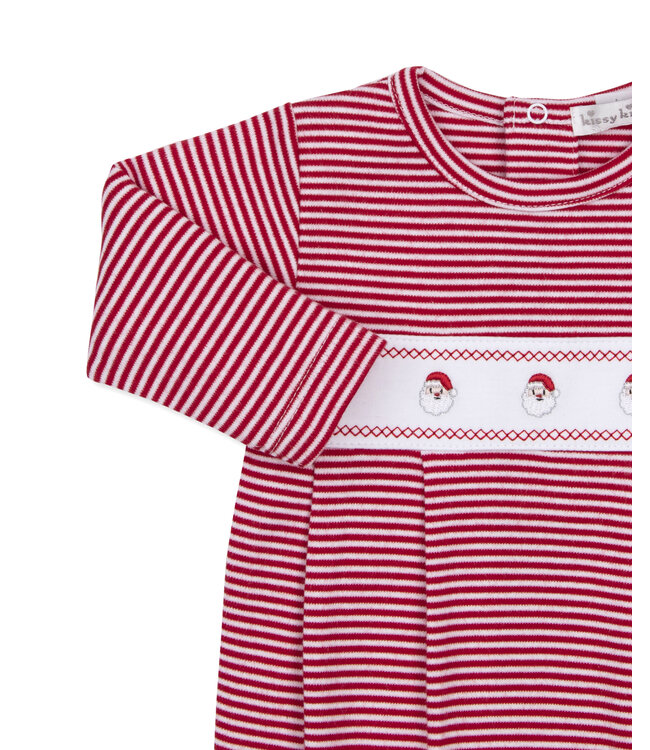 Classic Treasures Holiday F26 Red Stripe Footie