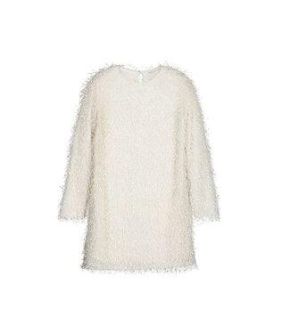 Mayoral Cream Fringed Dress