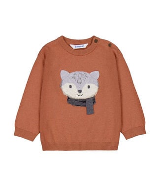 Mayoral Rust Bear Sweater