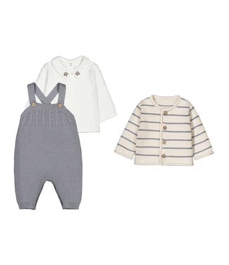 Mayoral Grey/Cream Pant Set