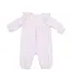 Football Dot and Stripe - Ruffle Sleeve Snap Romper