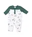 Pointer Pups and Duck Buddies - Romper with Contrast Sleeves