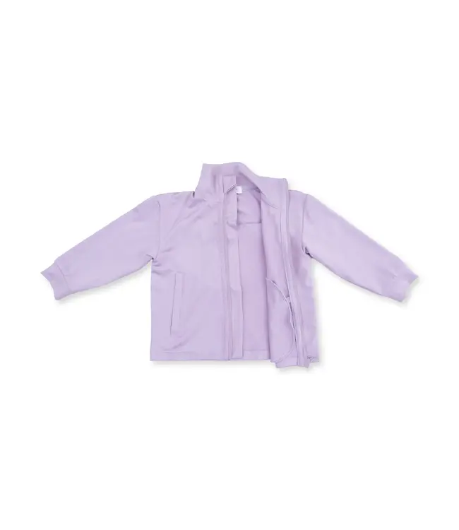 Tiny Tumblers Activewear Lilac - Mock Neck Active Jacket