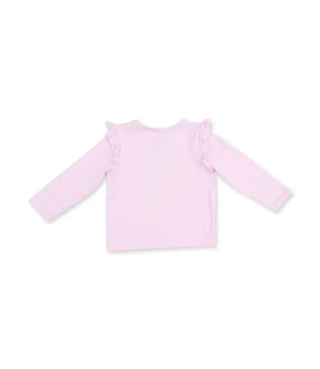 Gingerbread - Long Sleeve Ruffle Tee